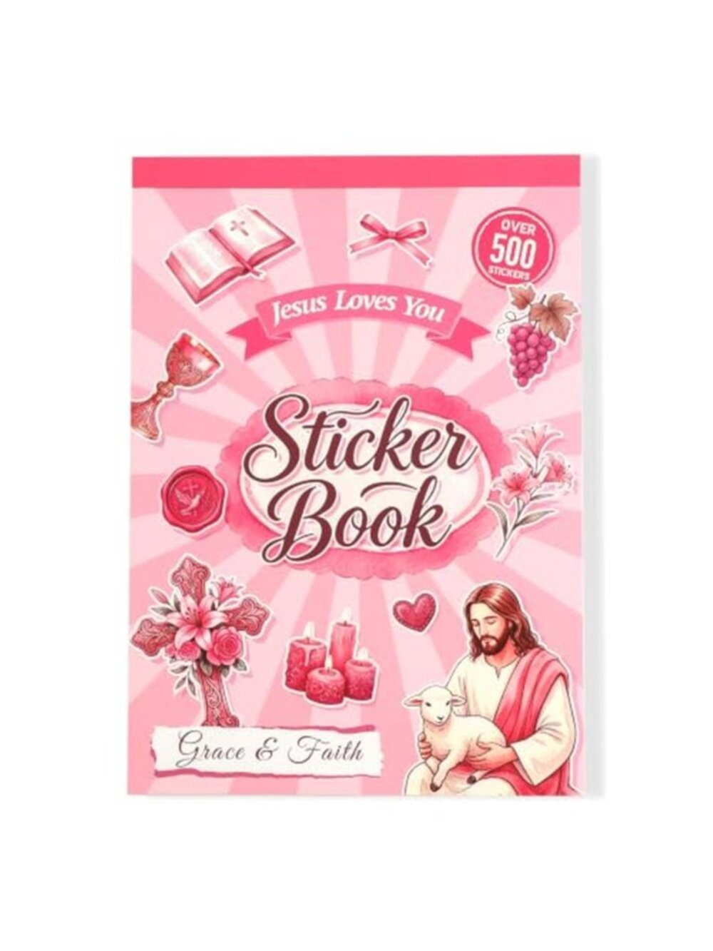 500+ Christian Stickers Book for Scrapbooking,Religious Bible Verse Sticker